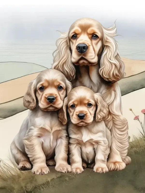 Cocker spaniel site theme